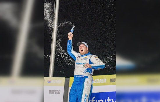 Austin Hill's Thrilling Victory at Atlanta Motor Speedway After Fuel Debacle Sidelines Teammate Jesse Love