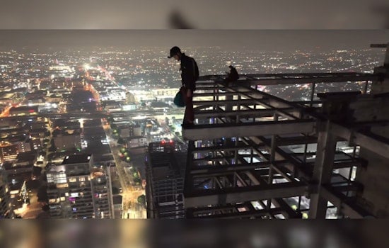 BASE Jumpers Arrested as LAPD Cracks Down on Illegal Activity at Vandalized Downtown LA Skyscraper