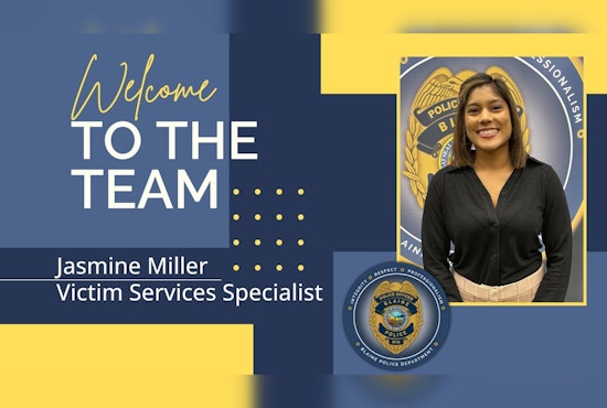 Blaine Police Department in Minnesota Enhances Victim Support with New Specialist, Jasmine