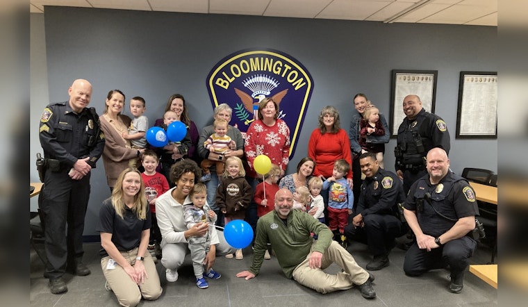 Bloomington Police Share Valentine's Day Cheer with Community Storytime and Treats
