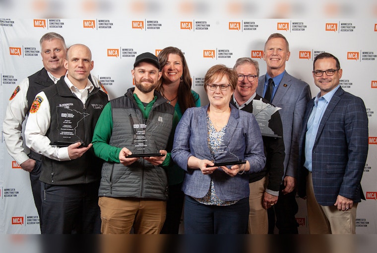 Bloomington's New Fire Station 4 Garners Excellence Award from Minnesota Construction Association