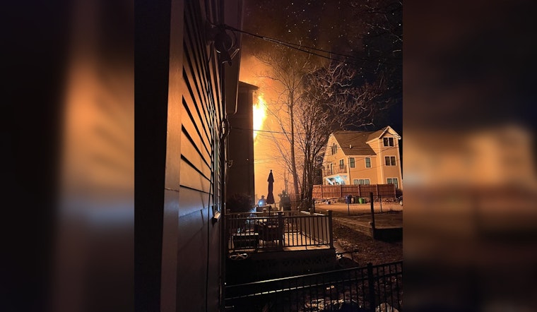 Boston Firefighter Injured, Seven Displaced in Evening Blaze at Roxbury Triple-Decker