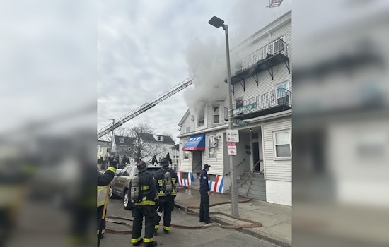 Boston Firefighters Extinguish Swift Blaze at Jamaica Plain Mixed-Use Building, No Injuries Reported