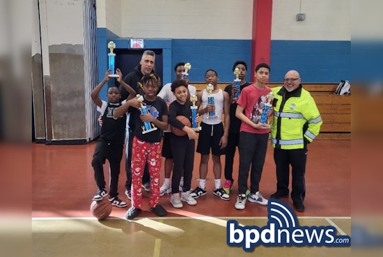 Boston Police Build Community Bonds with 3-on-3 Basketball Tournament at Ohrenberger Center