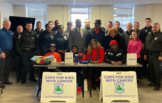 Boston Police Commissioner Cox and Officers Support Young Cancer Fighter with Charitable Donation