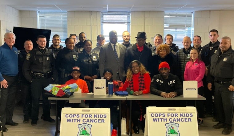 Boston Police Commissioner Cox and Officers Support Young Cancer Fighter with Charitable Donation