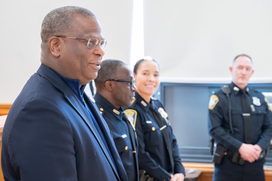 Boston Police Commissioner Cox Welcomes New Cadets in Swearing-In Ceremony