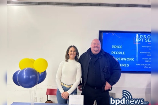 Boston Police Department Engages with Northeastern University Students at Housing Fair