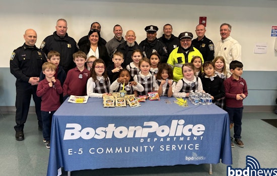 Boston Police Foster Community Bonds with Visit from Holy Name School Students