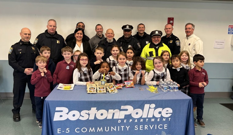 Boston Police Foster Community Bonds with Visit from Holy Name School Students