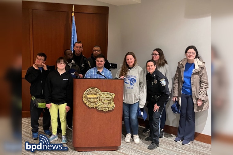 Boston Police Hosts Dorchester Students for Glimpse into Law