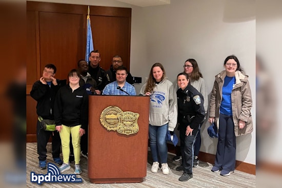 Boston Police Hosts Dorchester Students for Glimpse into Law Enforcement Career Paths