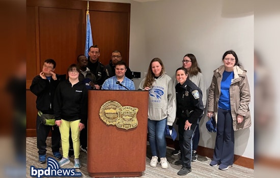 Boston Police Hosts Dorchester Students for Glimpse into Law Enforcement Career Paths
