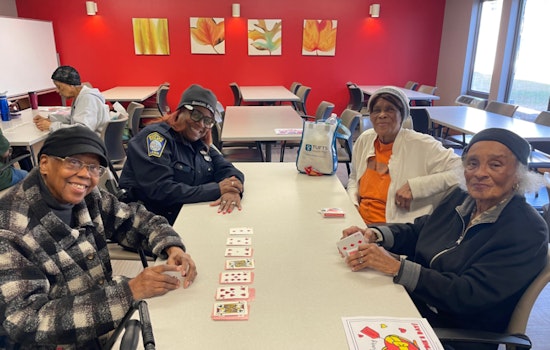 Boston Police Officers Join Elderly for a Day of Games, Strengthening Community Bonds at Blake Estates
