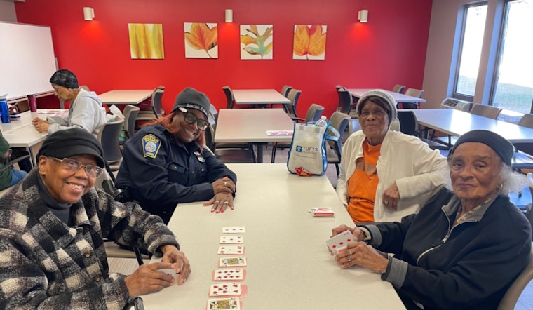 Boston Police Officers Join Elderly for a Day of Games, Strengthening Community Bonds at Blake Estates