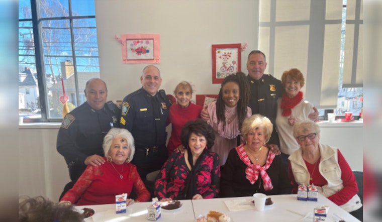 Boston Police Officers Share Valentine's Day Joy with East Boston Seniors in Community Celebration