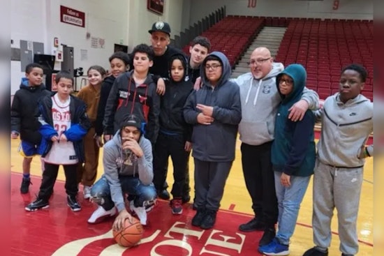 Boston Police Partner with Boston University to Engage Teens with On-Court Action and Unity