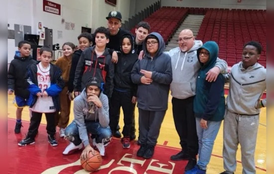 Boston Police Partner with Boston University to Engage Teens with On-Court Action and Unity