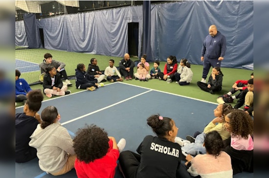Boston Police Partner with Sportsmen's Tennis Center for 'Volley Against Violence' Youth Program