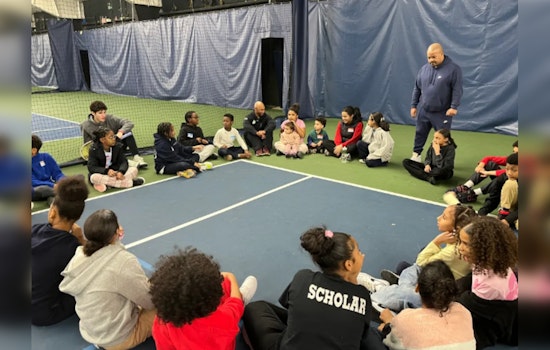 Boston Police Partner with Sportsmen's Tennis Center for 'Volley Against Violence' Youth Program
