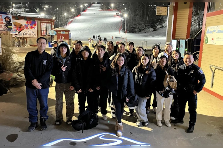 Boston Police Trade Badges for Snowboards to Strengthen Bonds with Local Teens on Wachusett Mountain