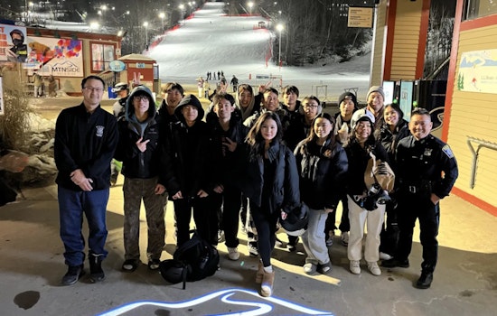 Boston Police Trade Badges for Snowboards to Strengthen Bonds with Local Teens on Wachusett Mountain