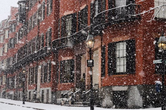 Boston Prepares for Snow Flurries with 20 MPH Gusts, Anticipating Clearing by Evening