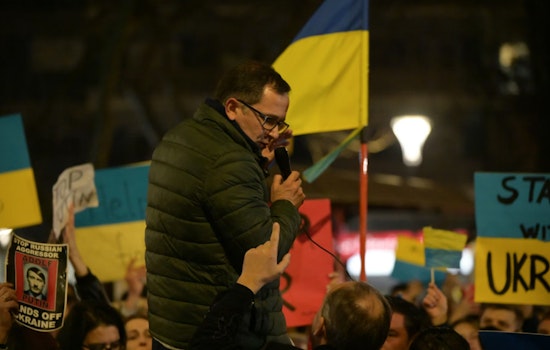 Bostonians Unite, Demand Increased US Support on 2-Year Mark of Ukraine Conflict