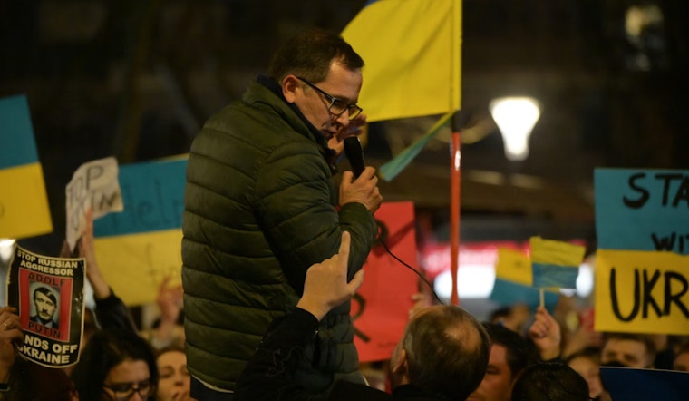 Bostonians Unite, Demand Increased US Support on 2-Year Mark of Ukraine Conflict