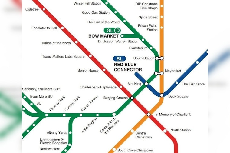 Boston's Green Line Becomes Canvas for Expression as Fundraiser Renames MBTA Stops