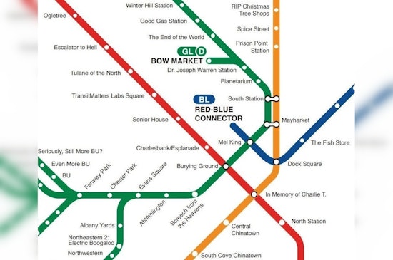 Boston's Green Line Becomes Canvas for Expression as Fundraiser Renames MBTA Stops