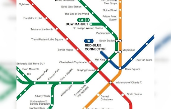 Boston's Green Line Becomes Canvas for Expression as Fundraiser Renames MBTA Stops