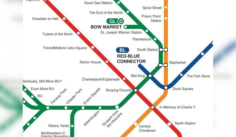 Boston's Green Line Becomes Canvas for Expression as Fundraiser Renames MBTA Stops