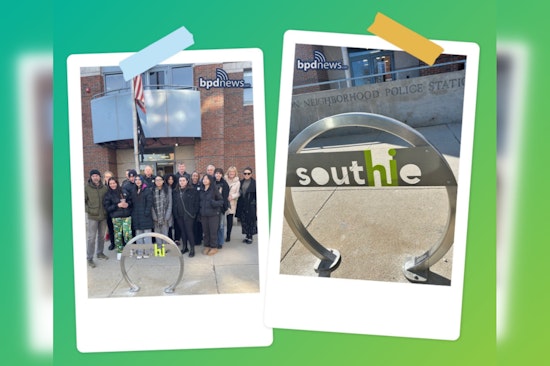 Boston's West Broadway Neighborhood Debuts Artistic Bike Racks by Local Teens in Police Partnership