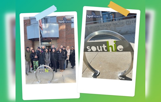Boston's West Broadway Neighborhood Debuts Artistic Bike Racks by Local Teens in Police Partnership