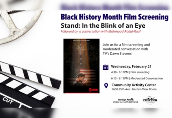 Brooklyn Center to Celebrate Black History Month with Free Screening of Mahmoud Abdul-Rauf Documentary "Stand"