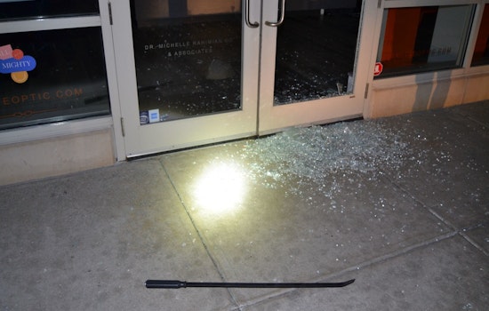 Burglars Shatter Door, Loot Eyewear Store at Derby Street Shoppes in Hingham