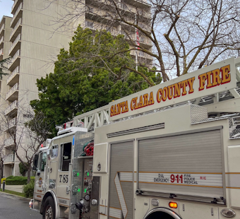 Campbell High-Rise Fire Rattles Morning Calm, Forces Evacuation on Winchester Blvd