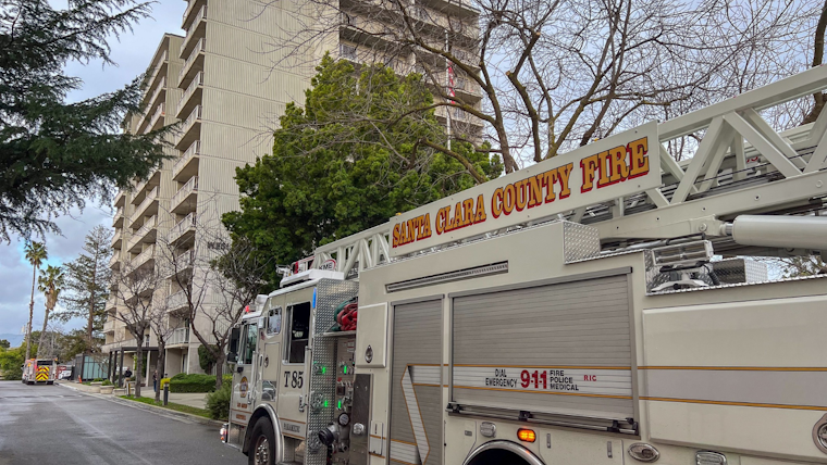 Campbell High-Rise Fire Rattles Morning Calm, Forces Evacuation on Winchester Blvd