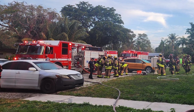 Cause Under Investigation as Early Morning Fire Engulfs Wilton Manors Apartment, Claiming Life of Pet Cat