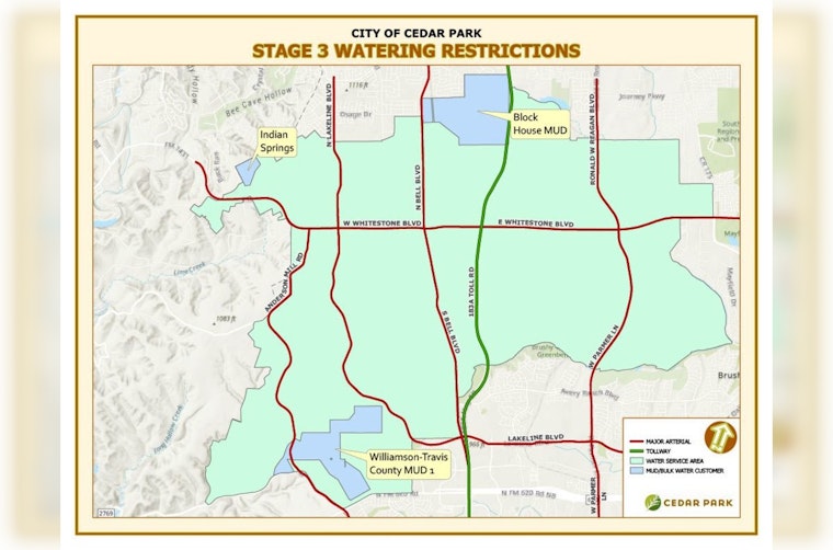 Cedar Park Enacts Stage 3 Water Conservation Amid Persistent Drought Conditions