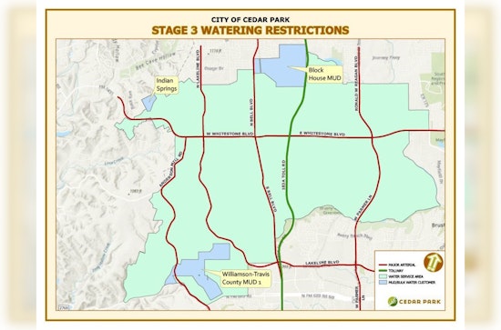 Cedar Park Enacts Stage 3 Water Conservation Amid Persistent Drought Conditions