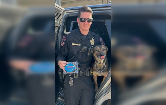 Cedar Park Police Department Honors K9 Leo With Birthday Celebration