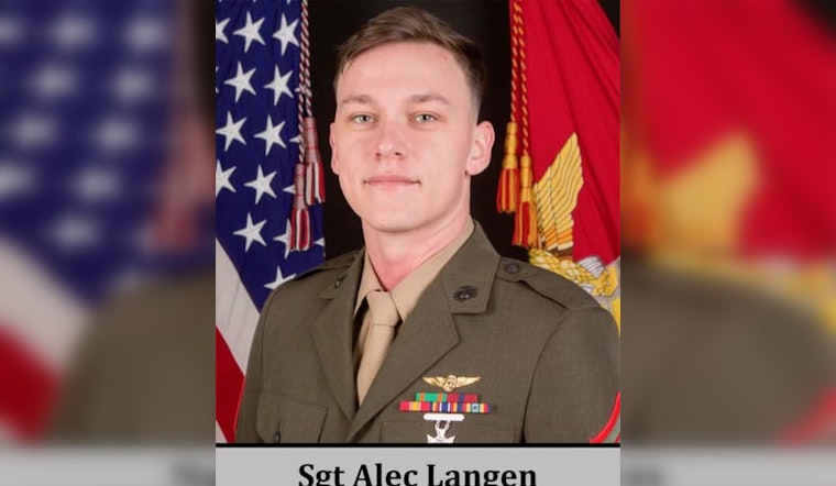 Chandler Community Mourns Marine Sgt. Alec Langen in Local Memorial After Tragic San Diego Helicopter Crash