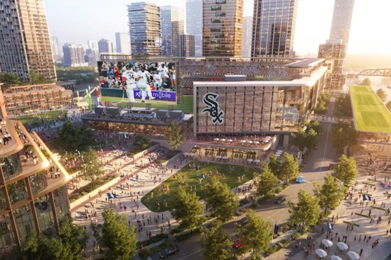 Chicago White Sox Tease South Loop with Visionary $9 Billion Riverside Ballpark Village