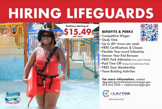 Clayton County on the Hunt for Lifeguards, Offers Competitive Wages Above Minimum Pay