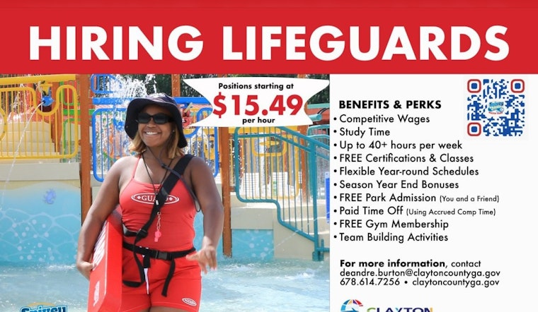 Clayton County on the Hunt for Lifeguards, Offers Competitive Wages Above Minimum Pay