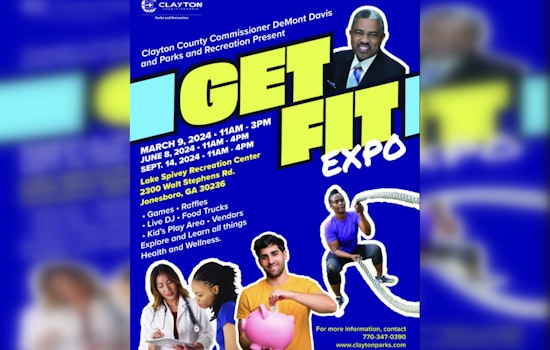 Clayton County to Host Community Get Fit Expo Promoting Health and Wellness on March 9