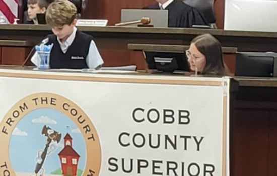 Cobb County Superior Court's "Courtroom to Classroom" Program Engages Elementary Students in Mock Trial
