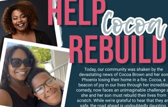 Comedy World Rallies Behind Cocoa Brown After Devastating House Fire in Fayetteville